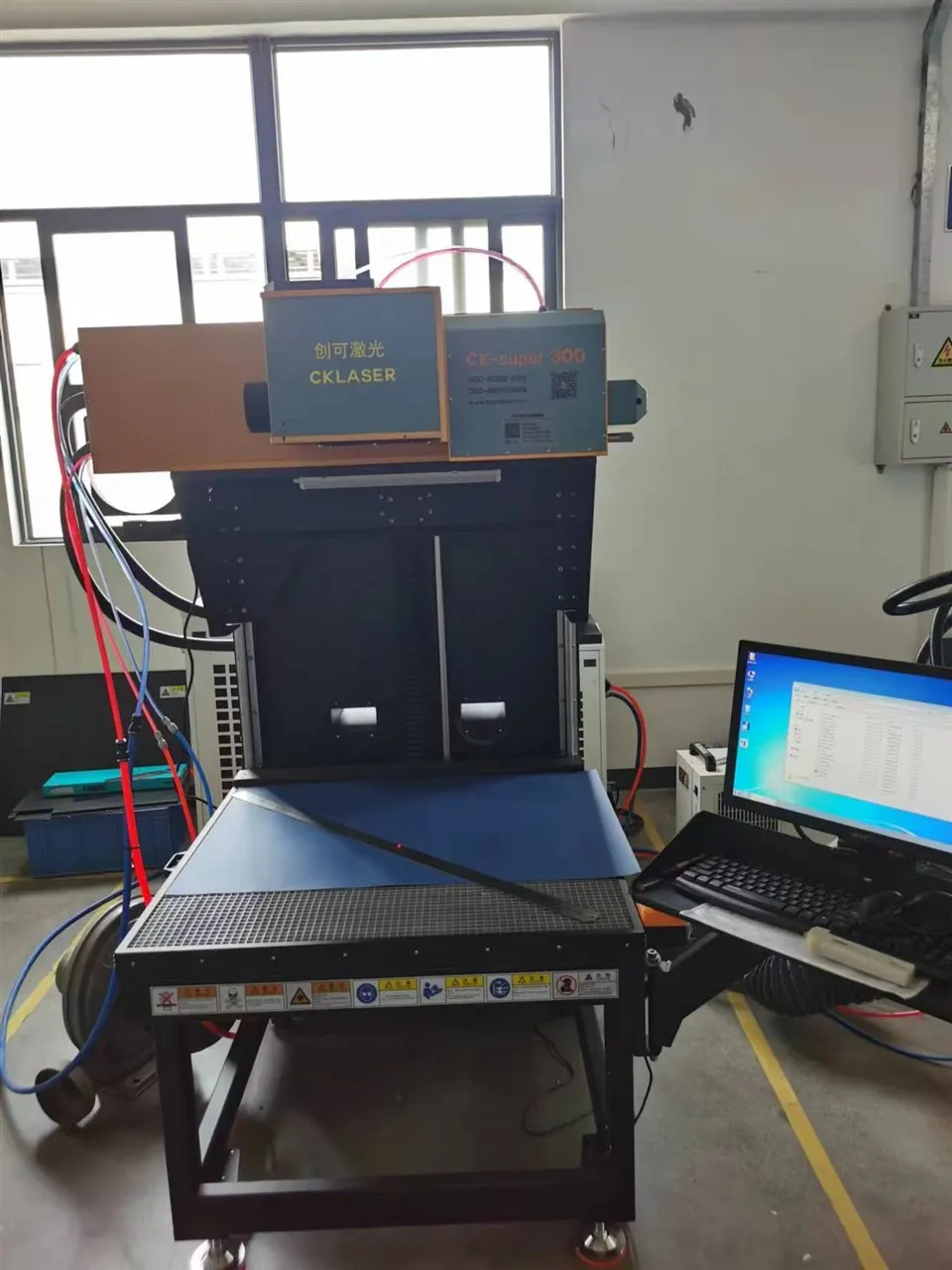 ЦКласер ласерска машина за обележавање за пренос топлоте Вриједно гравирање и сечење